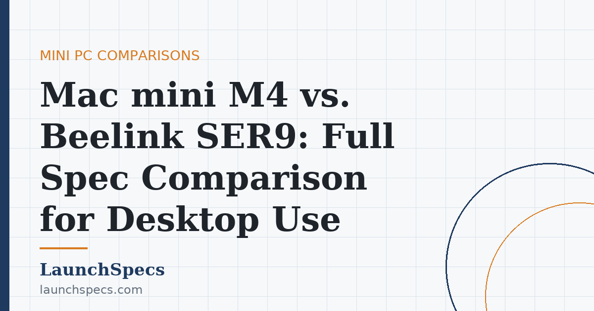 Mac mini M4 vs. Beelink SER9: Full Spec Comparison for Desktop Use